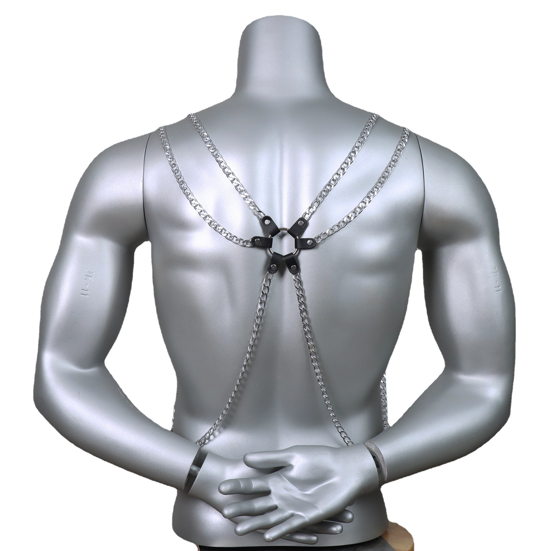 sm Men's Sexy Body Chain Sexy Bondage Sex Wear Equipment Flirting and Training Props Spot - Image 5