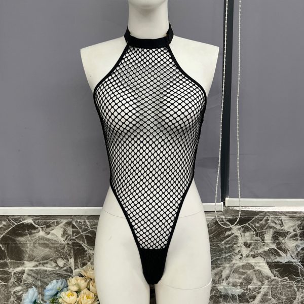 DIER European and American sexy fishnet women's sexy underwear fishnet fabric - Image 7