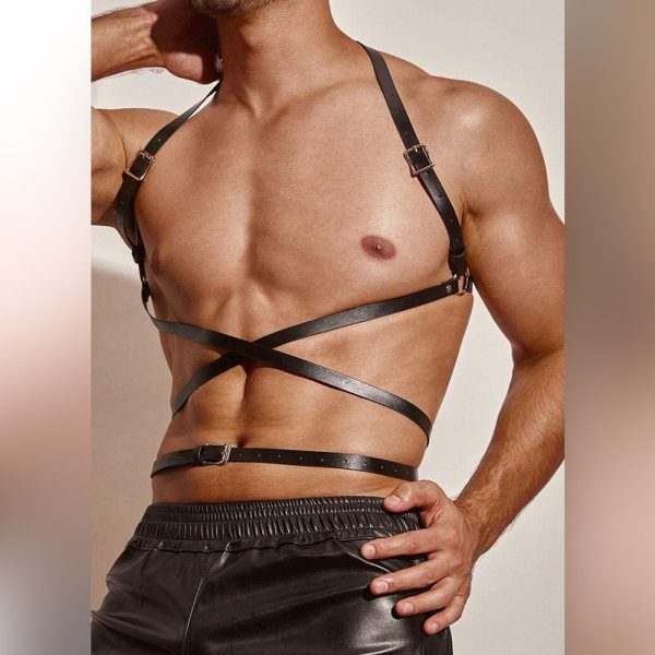 SM Fun Leather Body Bound Belt Casual All-match Decorative Bound Belt Strap Strap Strap