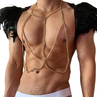 New  jewelry exaggerated design sense tassel chain body chain personality fashion variety of hip-hop shoulder neck chain