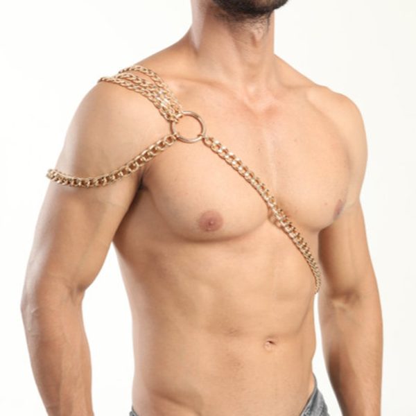 Men's Sexy Body Chain sm Sex Wear Chain Hollow Out Sexy Bundle Flirting Props Body Chain - Image 17