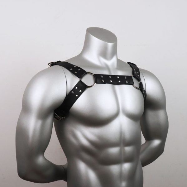men's leather binding belt nightclub performance clothing bar party supplies binding binding belt sex toys - Image 3