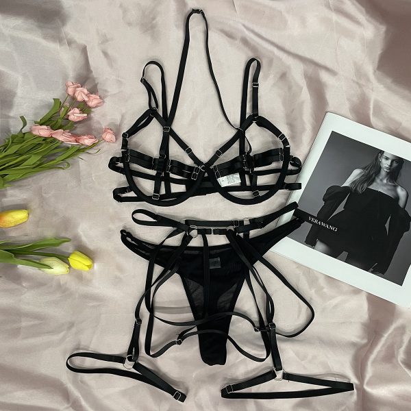 Deserte Copy Strap Stitching Perspective Slim Sling Sexy Kit Set - Image 6