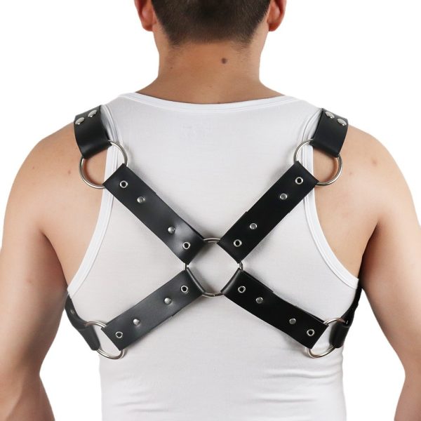 sm men's sexy leather strap male toy sex tool alternative flirting stage performance props - Image 5