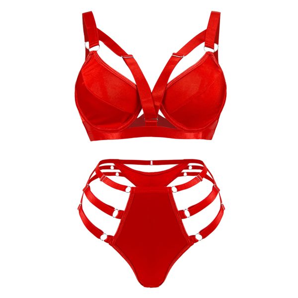 DIER Explosive Binding Intimates Set Sexy Intimates Push Bra and Panties Set Two Pieces - Image 7