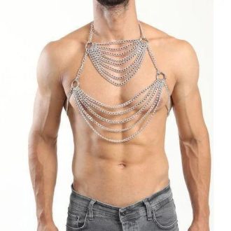 sm sex wear chain hollow-out sexy body chain binding bound men's sexy body chain flirting props