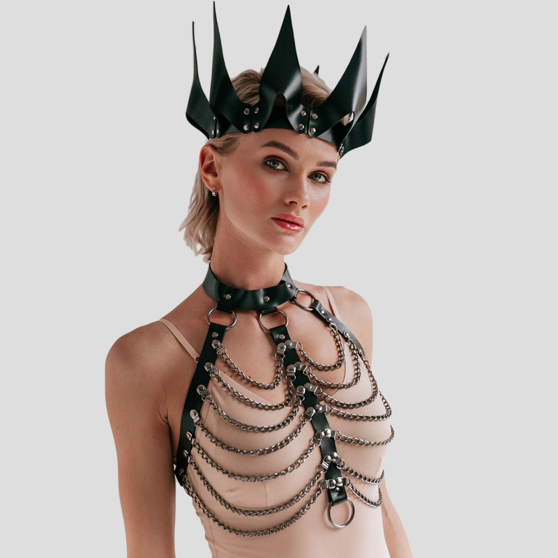 Adult female supplies Queen couple sexy body chain suit clothing women's wearing equipment binding clothes