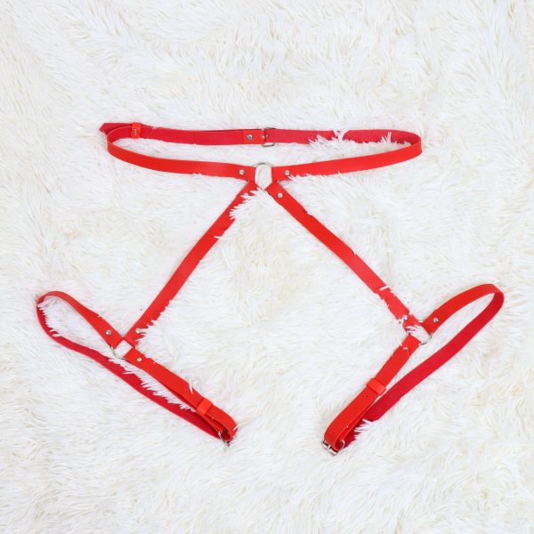 European and American sexy leather strap sexy personality leather body binding belt female wear adult sex equipment batch - Image 4