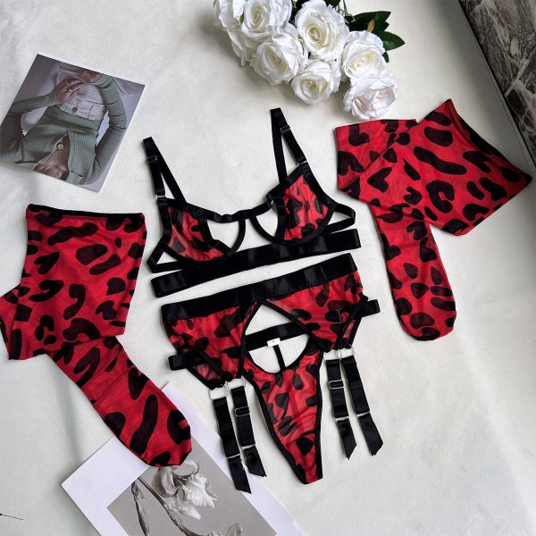 DIER European and American Zebra Pattern Sexy Intimates New Zebra Pattern Sexy Intimates Sexy Kit - Image 7