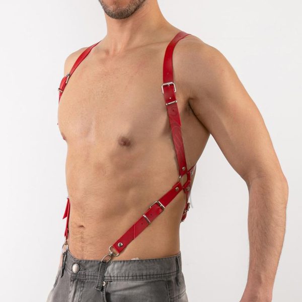 sm men's sexy leather strap sexy leather suspenders strap binding conditioning toys spot - Image 8