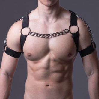 Adult Sex Supplies Men's Restraint Clothes Adjustable Elastic Bound Belt Bound Corset Elastic Restraint
