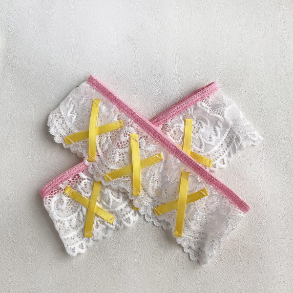 DEIR European and American Sexy with Mold Cup Heavy Craft Steel Ring Intimates Flower Hand-sewn Intimates Set - Image 5