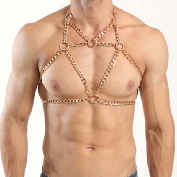 sm sex wear chain hollow-out sexy body chain binding bound men's sexy body chain flirting props - Image 13