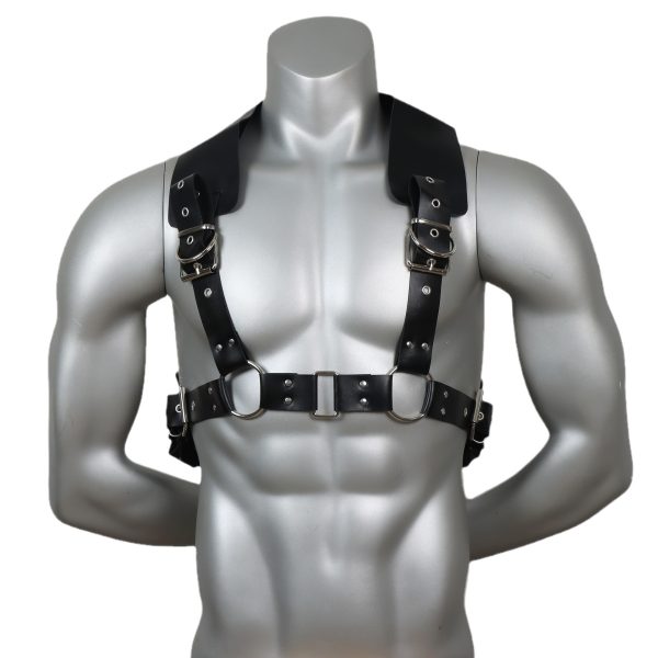 SM adult products Men's fastening General belt adult products wear restraint belt thick leather clothing - Image 5