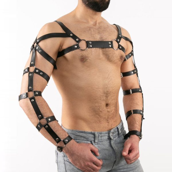 Sex toys leather binding belt leather corset alternative toys binding binding tight leather clothing factory shop - Image 8