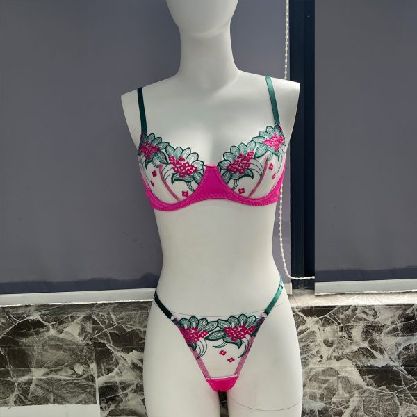 DEIR European and American Sexy Tassel Intimates  Steel Ring Mesh Intimates Set Sexy Kit - Image 8