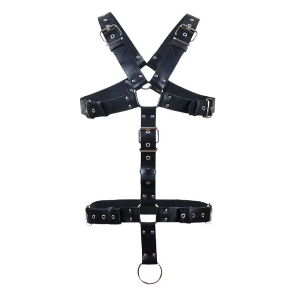 men's fun body restraint belt sm sex wear flirting conjoined nightclub stage performance props