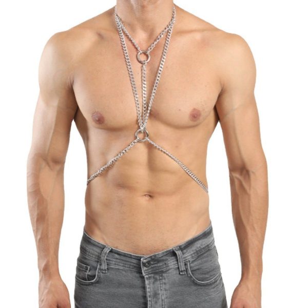 sm sex wear chain hollow-out sexy body chain binding bound men's sexy body chain flirting props - Image 7