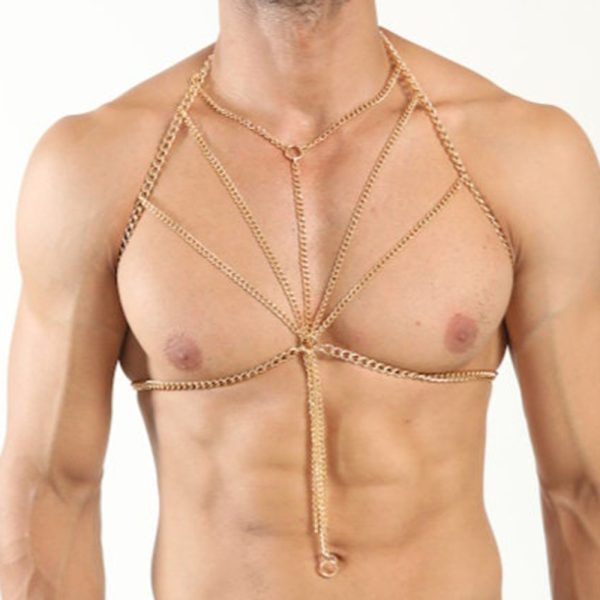 sm sex wear chain hollow-out sexy body chain binding bound men's sexy body chain flirting props - Image 15