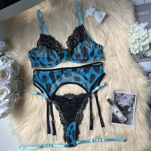 DIER European and American Sexy lingerie Sexy Cut Out Bag Skirt Kit Superie - Image 6