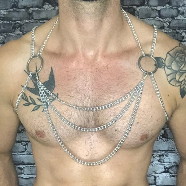 New  jewelry exaggerated design sense tassel chain body chain personality fashion variety of hip-hop shoulder neck chain - Image 8