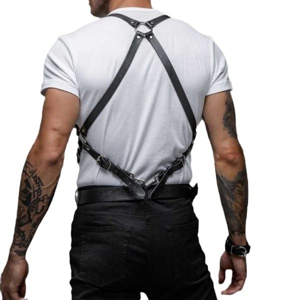 sm men's sexy leather strap sexy leather suspenders strap binding conditioning toys spot - Image 6