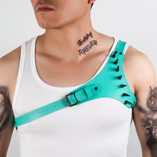 Hot Selling Trendy Men's Leather Belt Body Restraint Shoulder Strap Restraint Diablo Style SM Sexy Leather Strap - Image 15