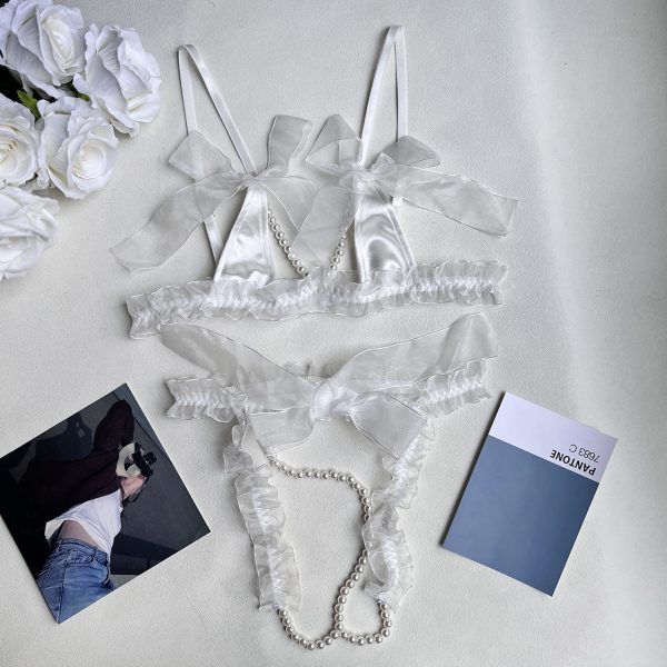 DIER European and American Heavy Industry Stitching Strap Sexy Underwear Sexy Underwear Kit - Image 6