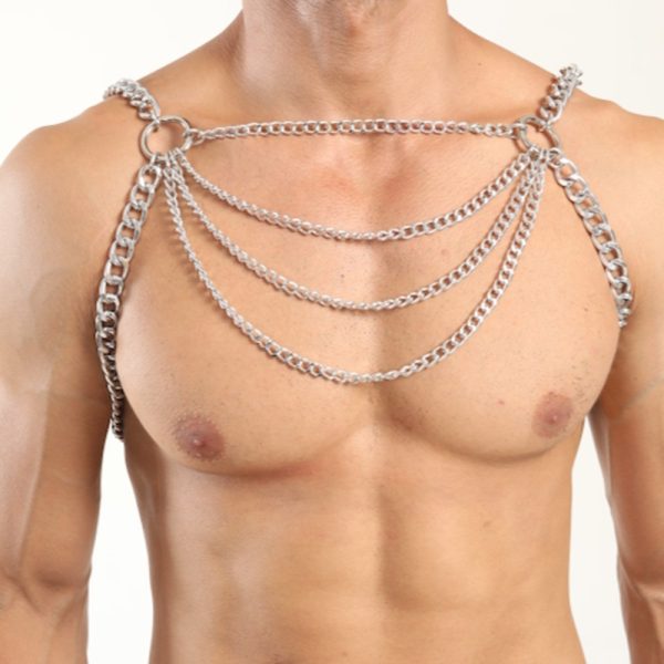 sm sex wear chain hollow-out sexy body chain binding bound men's sexy body chain flirting props - Image 8