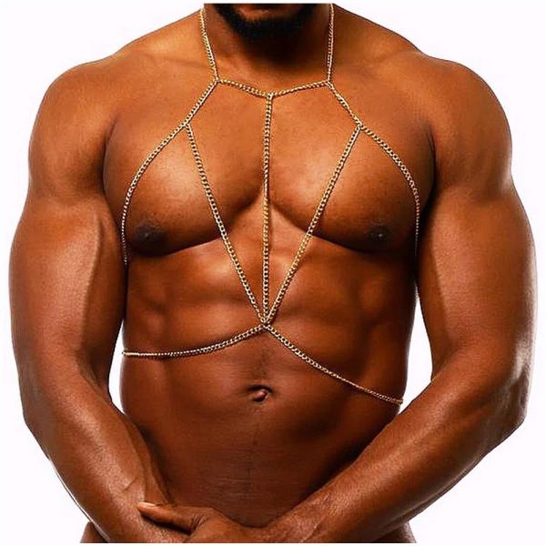 New  jewelry exaggerated design sense tassel chain body chain personality fashion variety of hip-hop shoulder neck chain - Image 6