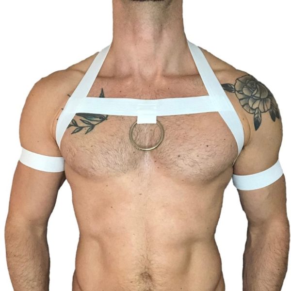 Adult Sex Supplies Men's Restraint Clothes Adjustable Elastic Bound Belt Bound Corset Elastic Restraint - Image 8