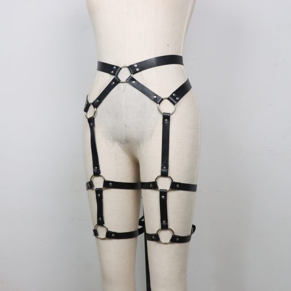 Men's sexy leather pants  SM supplies leather underwear nightclub costumes stage performance props - Image 6