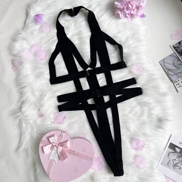 DIER Europe and the United States foreign trade sexy underwear sexy women's one-piece hollow strap - Image 7