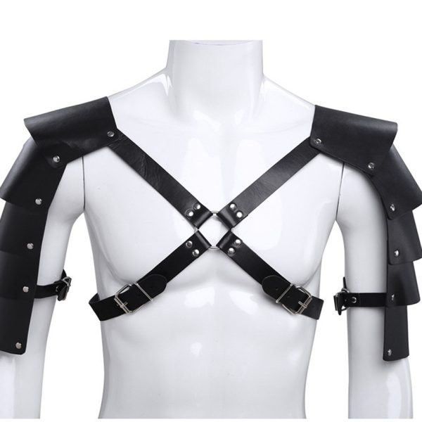 SM adult products Men's fastening General belt adult products wear restraint belt thick leather clothing - Image 6