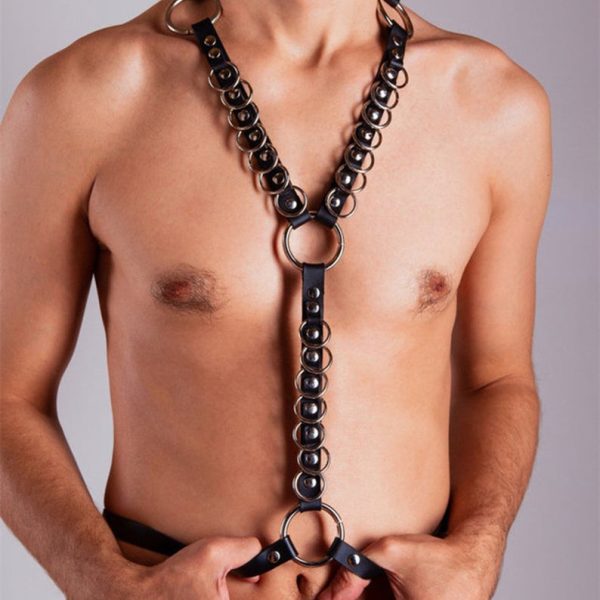New Men's Strap Chest Strap Men's Fun Shoulder Strap SM Personality Bound Belt Bound Punk Belt Loop - Image 7