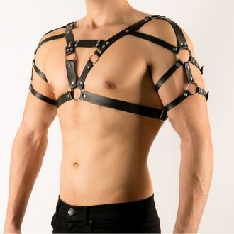sm men's sex leather bondage strap leather goods sex aids sm conditioning supplies spot