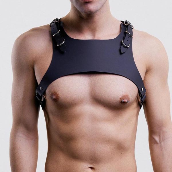 Hot Selling Trendy Men's Leather Belt Body Restraint Shoulder Strap Restraint Diablo Style SM Sexy Leather Strap - Image 8