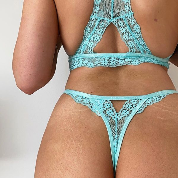 DIER New  European and American ins Foreign Trade Women's Lace Perspective Sexy Two-piece Suit - Image 5