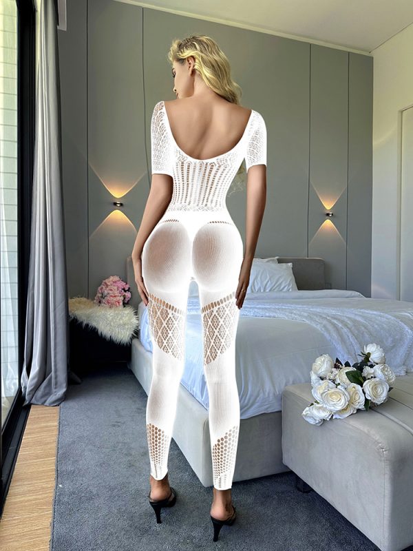 Conjoined sexy underwear Europe and the United States hot sexy pajamas base transparent passion net clothing K253 - Image 8