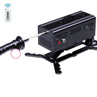 Unisex Sex Machine: Automatic Climax Gun with Large Anal Plug