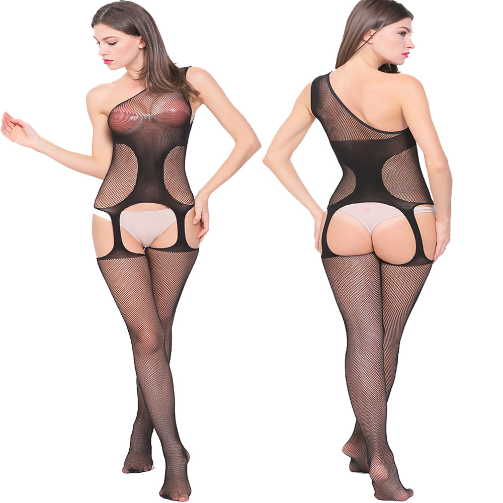 Sexy Fishnet Garter Pantyhose - European Temptation Lingerie - Image 2