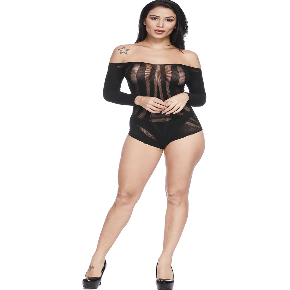 Sexy Jacquard Long Sleeve Thong Bikini: European Swimsuit - Image 2