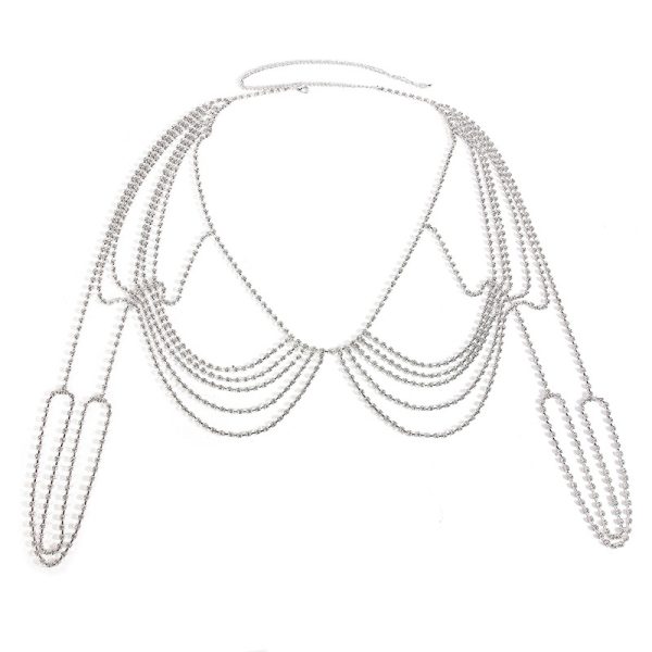 Rhinestone Tassel Body Chain: Sexy Multi-Layer Jewelry for Women - Image 5
