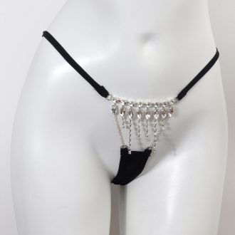 Sexy Tassel Panties Body Chain: Diamond Low Waist Lingerie
