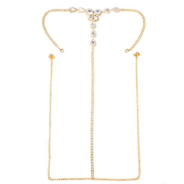 Sexy Rhinestone Body Chain Bikini: Women's Nightclub Beach G-String Jewelry - Image 5