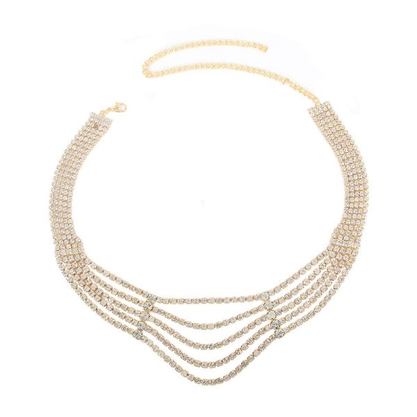 Rhinestone Body Chain Necklace: Sexy Stage Jewelry for Women - Image 7