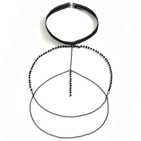 Black Rice Bead Thigh Ring - Hot Girl Personalized Jewelry H0034 - Image 5