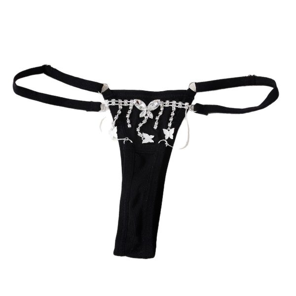 Sexy Butterfly Tassel Body Chain: Hot Flash G-String Panties for Women - Image 5