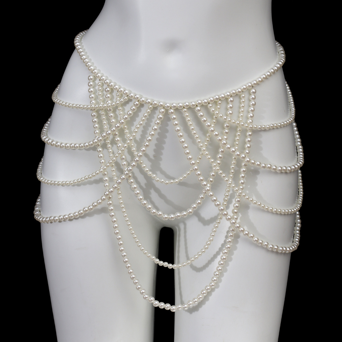 Pearl Body Chain Set: Sexy Waist Jewelry Fashion - Image 6
