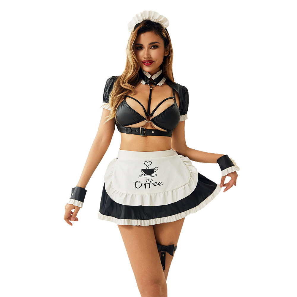 Sexy Maid Costume Lingerie: Halloween Cosplay Uniform - Image 5